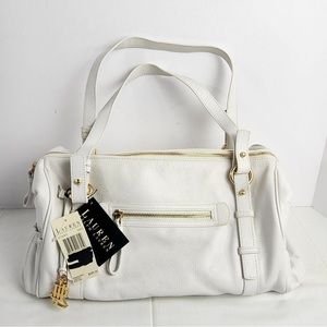 Lauren Ralph Lauren Women’s White Leather Handbag